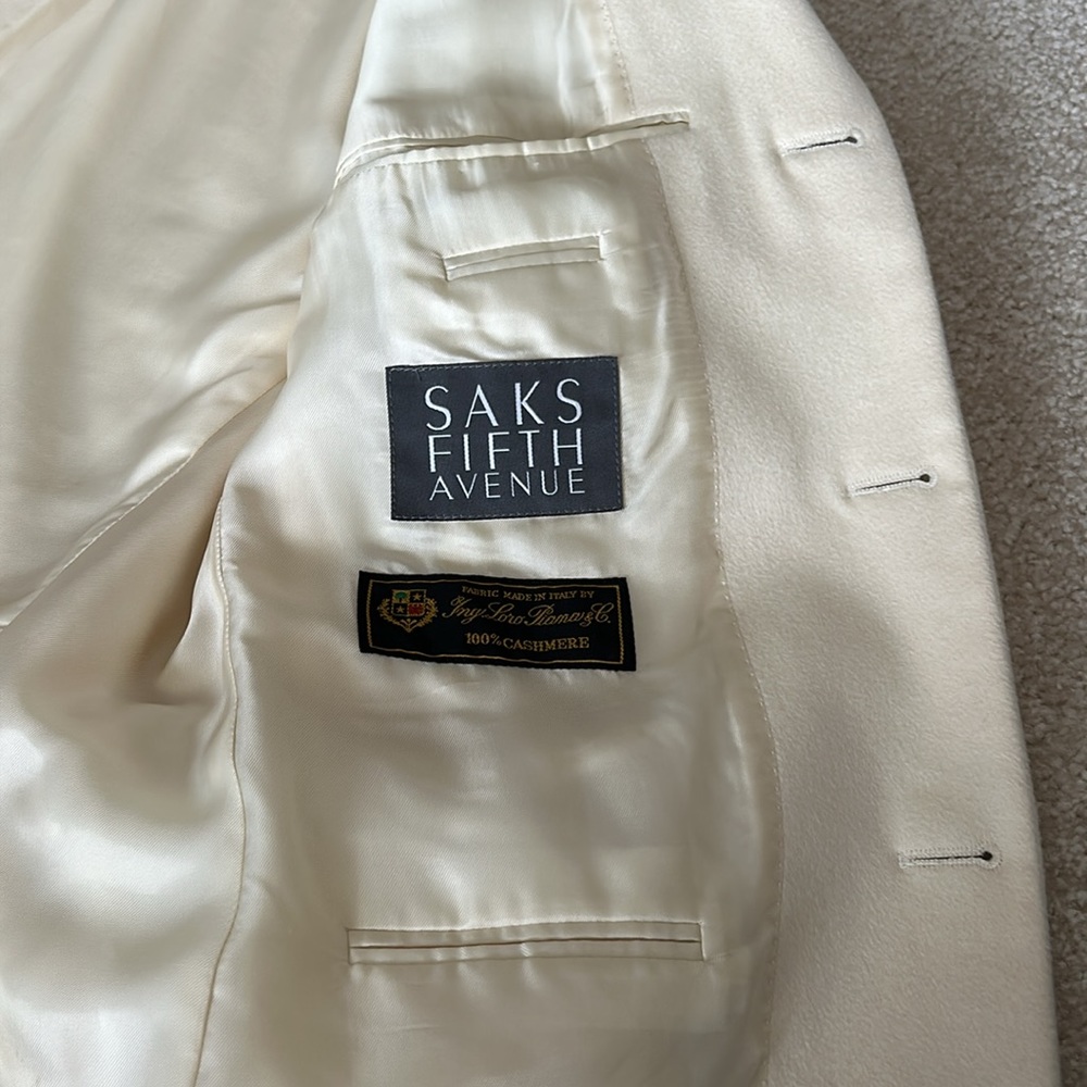 HUGO BOSS Loro Piana cashmere Saks jacket. AMAZING creamy soft fabric - Picture 12 of 13